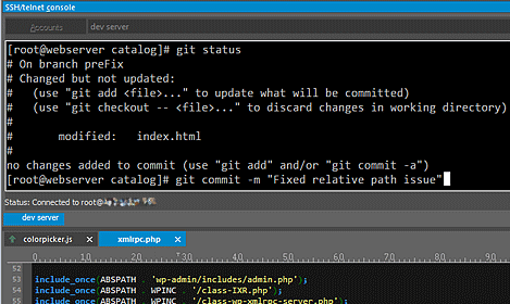 Integrated SSH